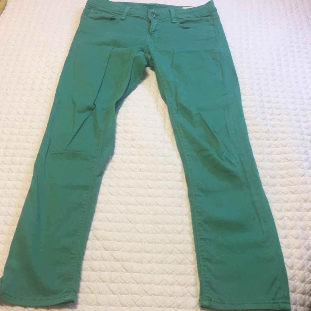 Green Mavi skinny pants